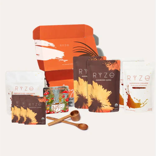 RYZE Lovers Gift Set (2 Coffees + 2 Creamers)