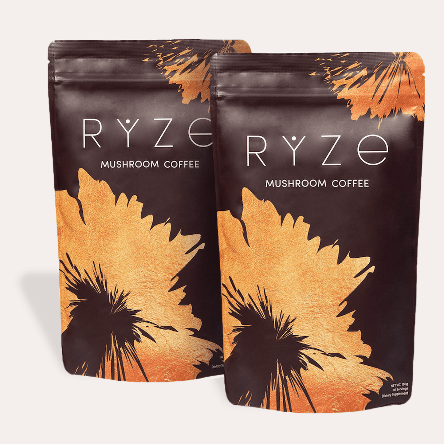 RYZE Mushroom Coffee - with 6 Organic Adaptogenic Mushrooms Grown in USA and High Potency