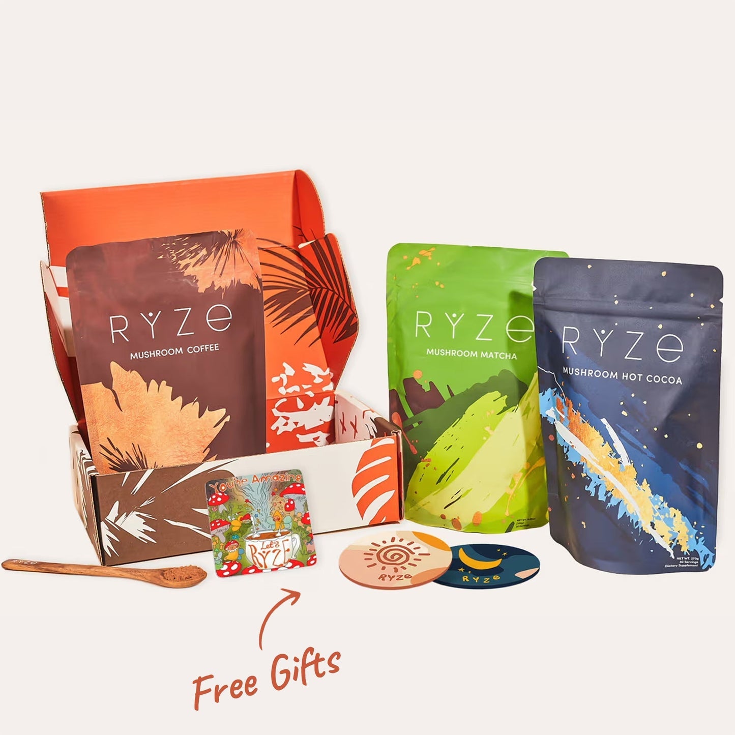 RYZE Ultimate Bundle (Coffee + Matcha + Cocoa)