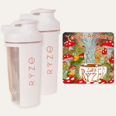 2 Shaker Bottles + FREE Gifts